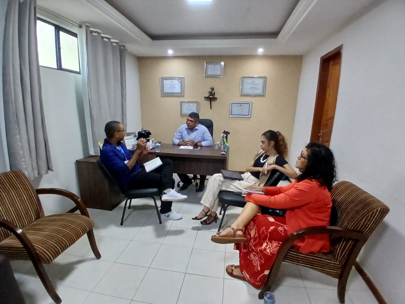 Representantes do CRP-MA visitam gabinete da Presidência da Câmara em inspeção sobre atuação de...