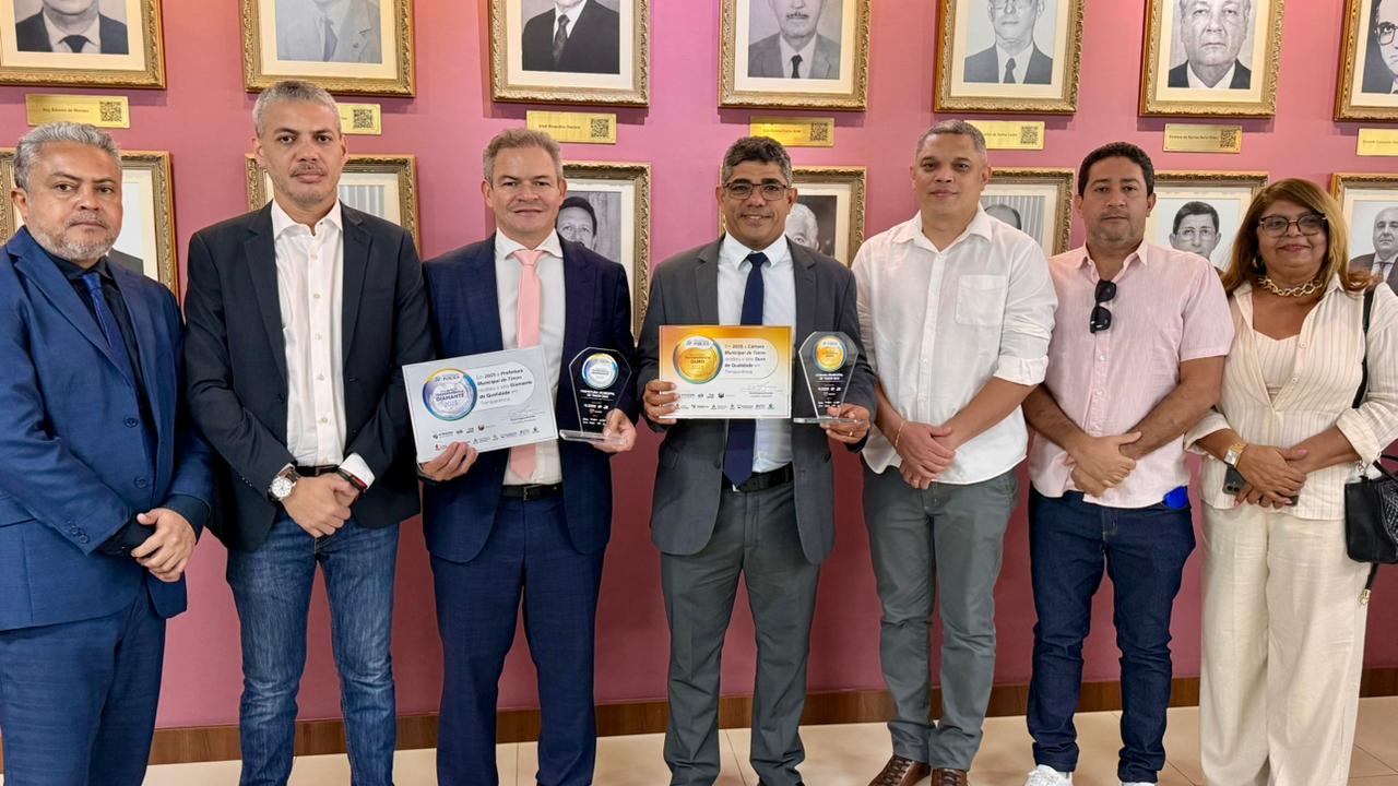 Gestão da Câmara Municipal de Timon é certificada com o Selo Ouro em Transparência Pública