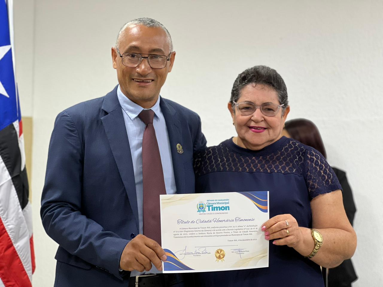 Câmara Municipal homenageia personalidades com Título de Cidadão e Cidadã Timonense