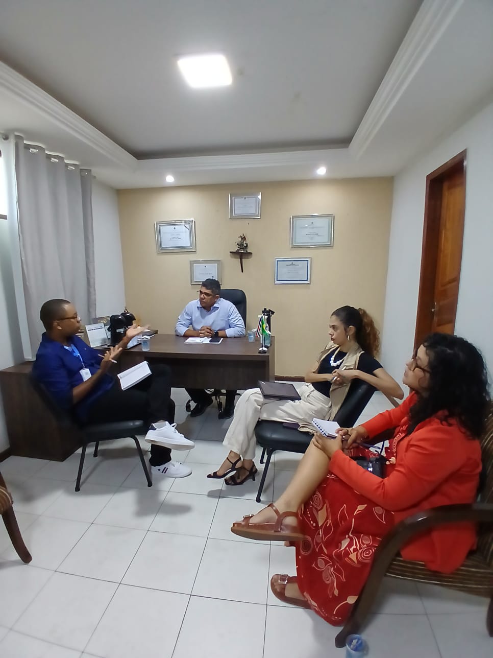 Representantes do CRP-MA visitam gabinete da Presidência da Câmara em inspeção sobre atuação de...